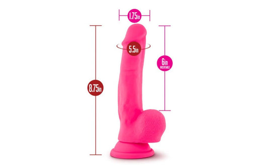Ruse Shimmy Cherise Dong by Blush Novelties - Realistic Dildos