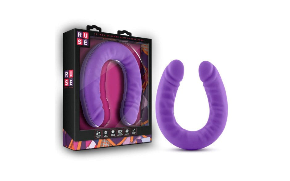 Ruse Silicone Slim 18 Inch Double Ender by Blush Novelties - Double Ender