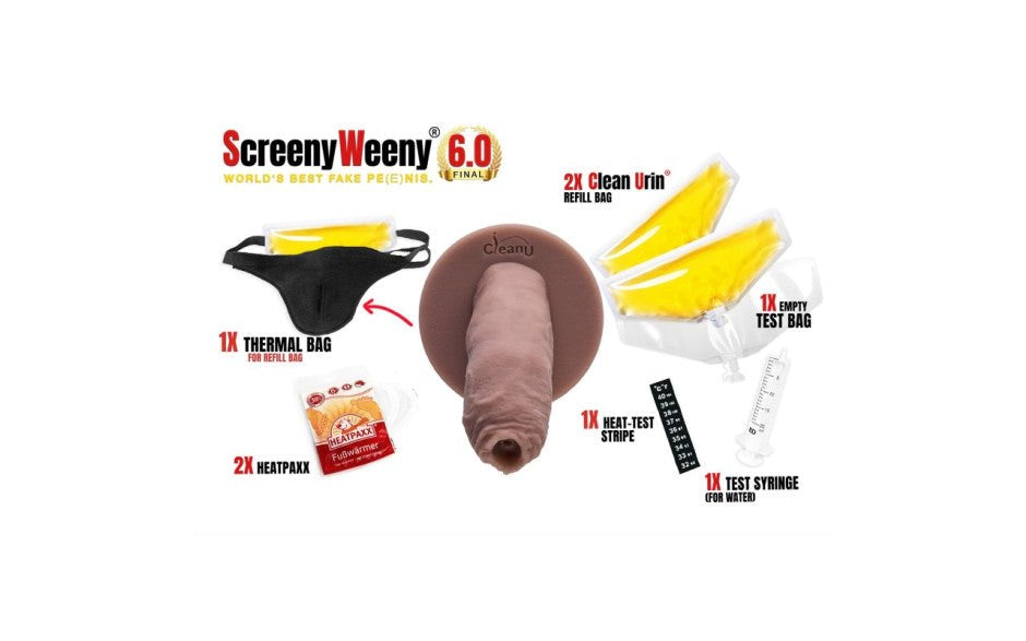 Screeny Weeny 6.0 Uncut Fake Penis - Realistic Dildos
