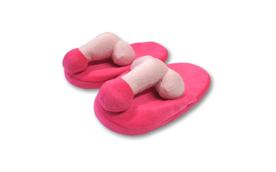 Novelty Penis Shape Pecker Slippers - Party Gifts and Novelties