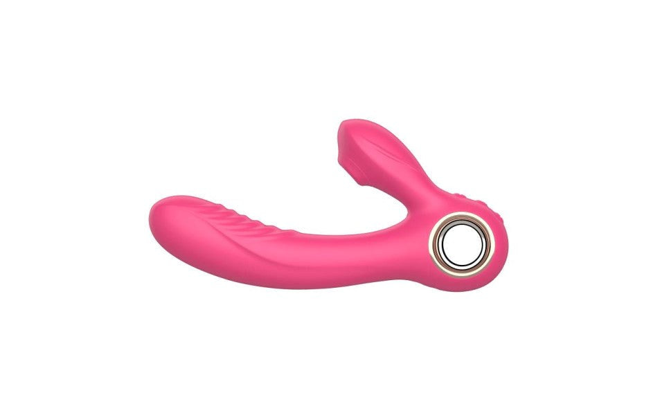 Shibari Beso Warming Rechargeable G Spot & Clitoral Vibrator Pink - G-Spot Vibrators