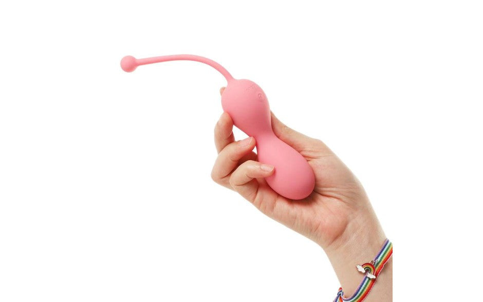 Arosum Come Hither Kegelator Duo Vaginal Balls Stimulator With Remote Control - Love Eggs and Kegel Exercisers