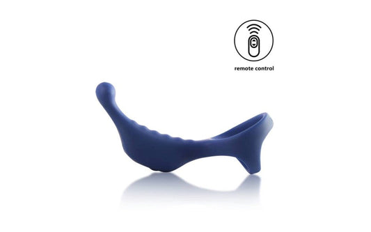 Arosum Underquaker Vibrating Anal Plug With Cock Ring & Remote