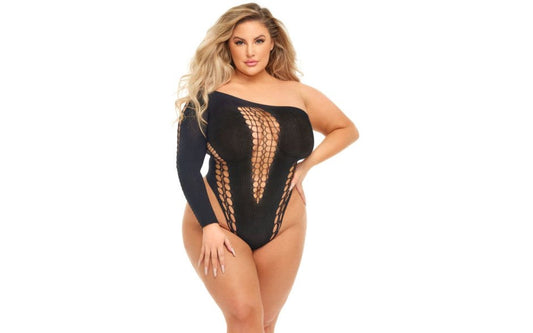 Pink Lipstick Dollar Sign Womens Bodysuit