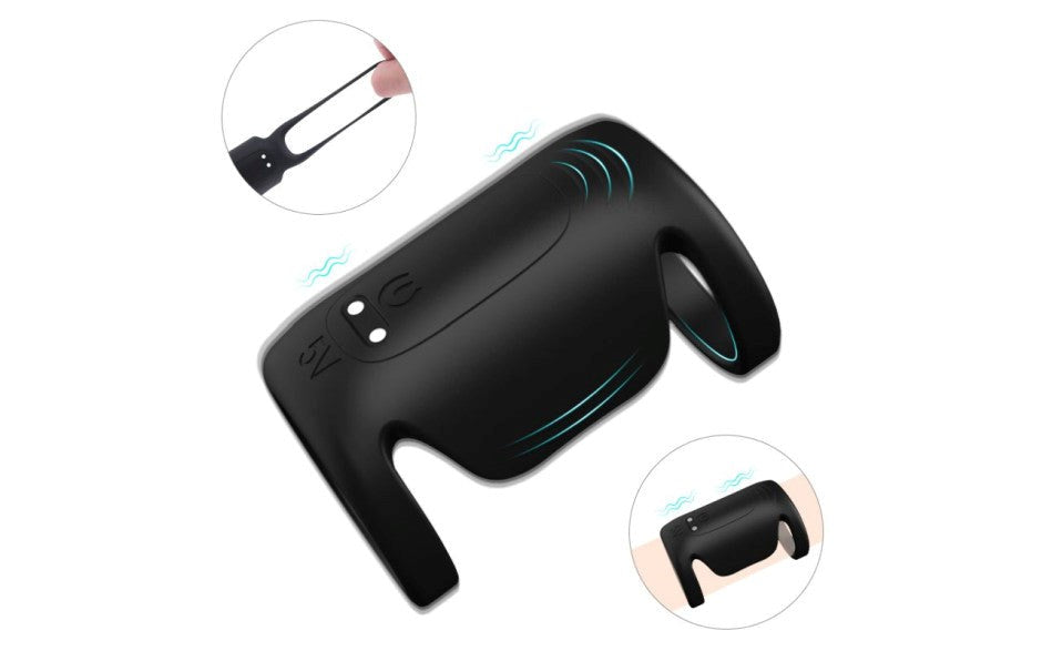 S-Hande Royal Dual Motor Penis Shaft Massager - Vibrating Cock Rings