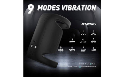 Royal Dual Motor Penis Shaft Massager by S-Hande - Vibrating Cock Rings