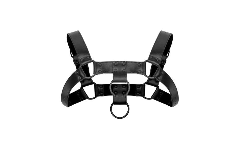 Bedroom Fantasies Bruno Fetish Play Harness Black - Cuffs And Restraints
