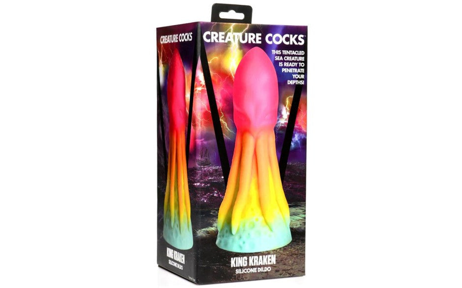 Creature Cocks King Kraken Silicone Fantasy Dildo - Realistic Dildos