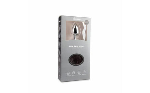 Fetish Collection Fox Tail No 4 Silver Anal Plug - Butt Plugs