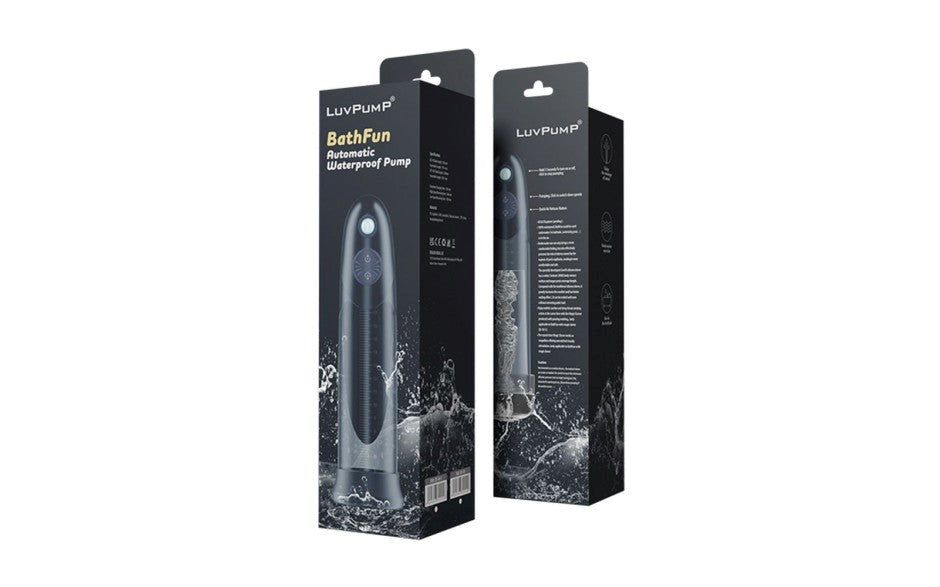 LuvPump BathFun Automatic USB Waterproof Penis Pump With Magic Sleeve - Penis Pumps And Stretchers