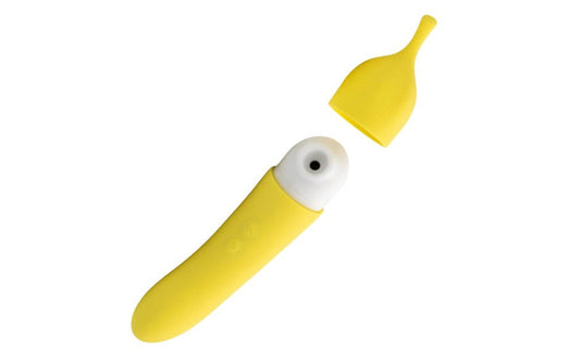 Natalies Toy Box Banana Cream Air Pulse G Spot Vibrator