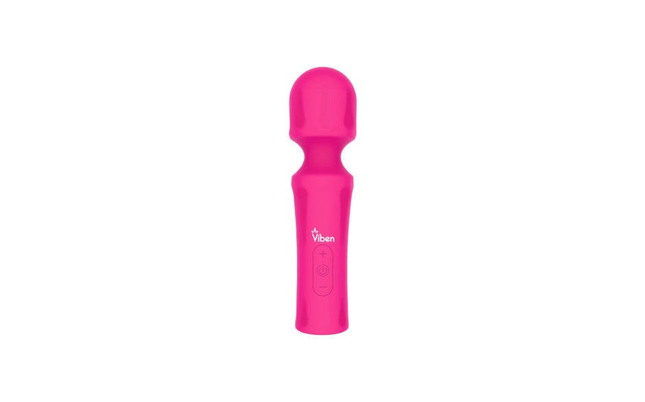 Viben Mighty Muse Vibrating Body Wand Massager Hot Pink - Body Wands