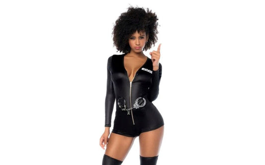 2 Piece Sultry SWAT Officer Women's Costume by Mapale - Fancy Dress Ups