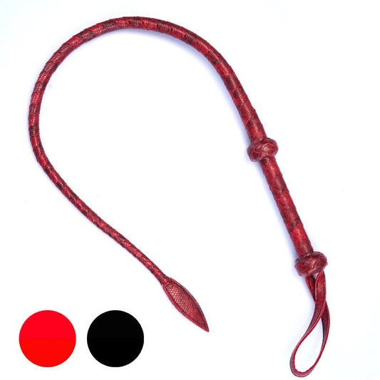 BDStyle Unique Design Artificial Snake Leather Horse Bondage Whip