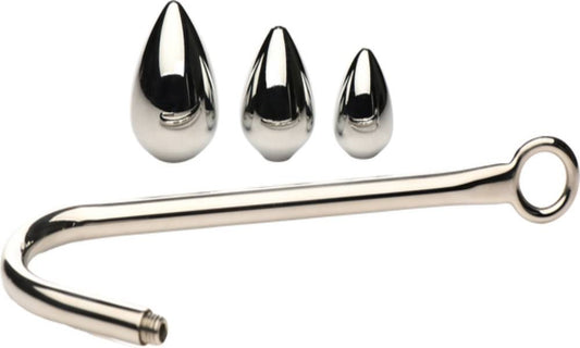 Master Series Anal Hook Trainer Anal Hook With 3 Plugs