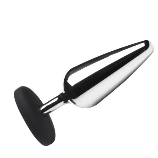 Master Series Butt Slut Metal and Silicone Butt Plug