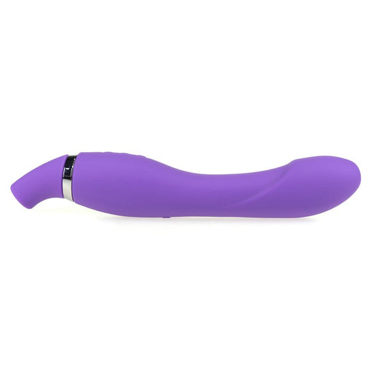 BDStyle Double Head Suction Vibrating Dildo Purple