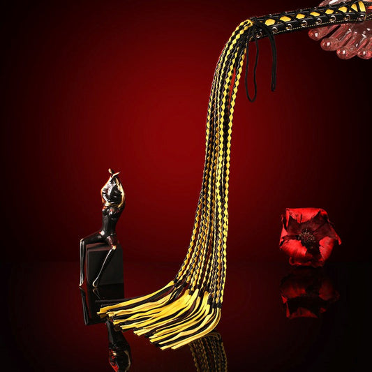 BDStyle Premium Leather Cat 12 Tails Bondage Whip