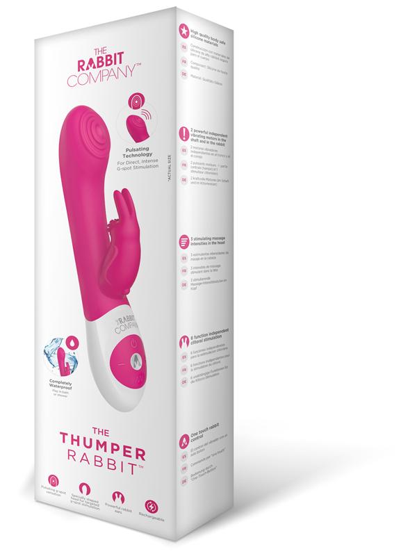 The Rabbit Company The Thumper Rabbit Style Vibrator - - Rabbit Vibrators