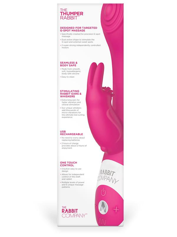 The Rabbit Company The Thumper Rabbit Style Vibrator - - Rabbit Vibrators