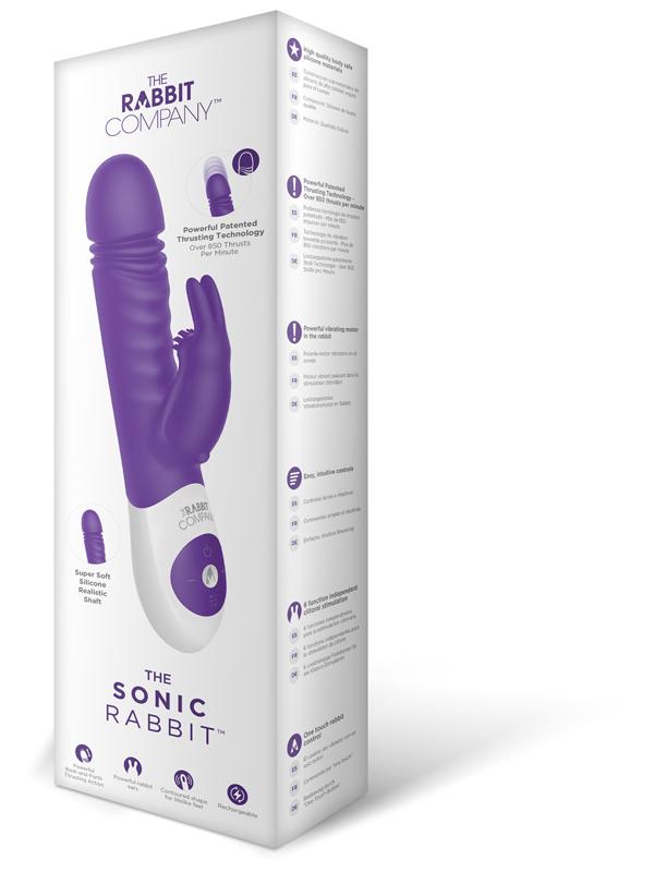 The Rabbit Company The Sonic G-Spot Rabbit Massager - - Rabbit Vibrators