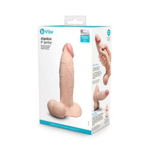 Slipskin Realistic Silicone Dildo by B-Vibe - Realistic Dildos