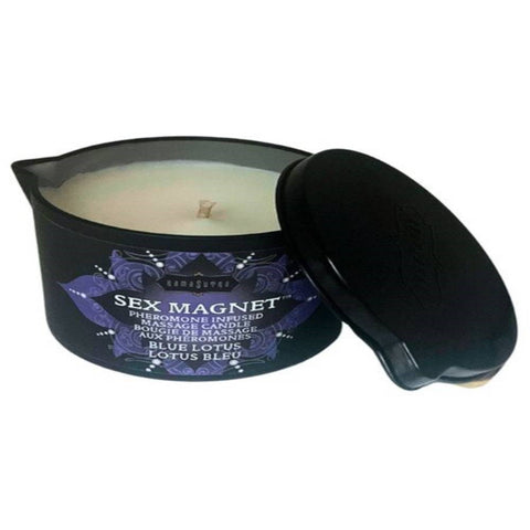 Kama Sutra Sex Magnet MASSAGE LOTUS CANDLE with pour spout - Sex Pheromones and Perfumes