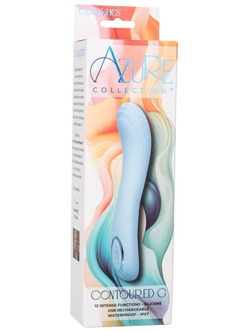 Azure Collection Contoured G Vibrator - G-Spot Vibrators