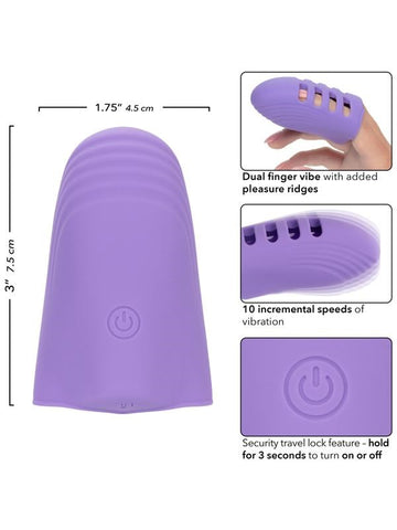 Dr. Laura Berman Rechargeable Finger Vibrator - Finger and Tongue Vibrators