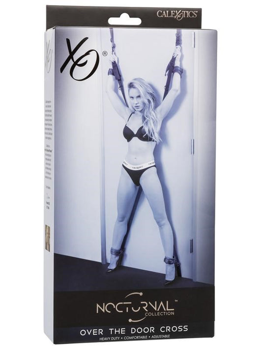 California Exotics Nocturnal Collection Over The Door Cross BDSM Restraints