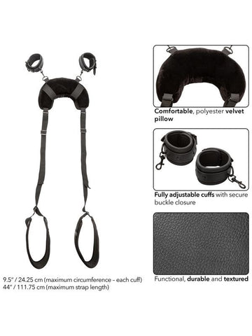 Nocturnal Collection Position Strap with Pillow - Cuffs And Restraints