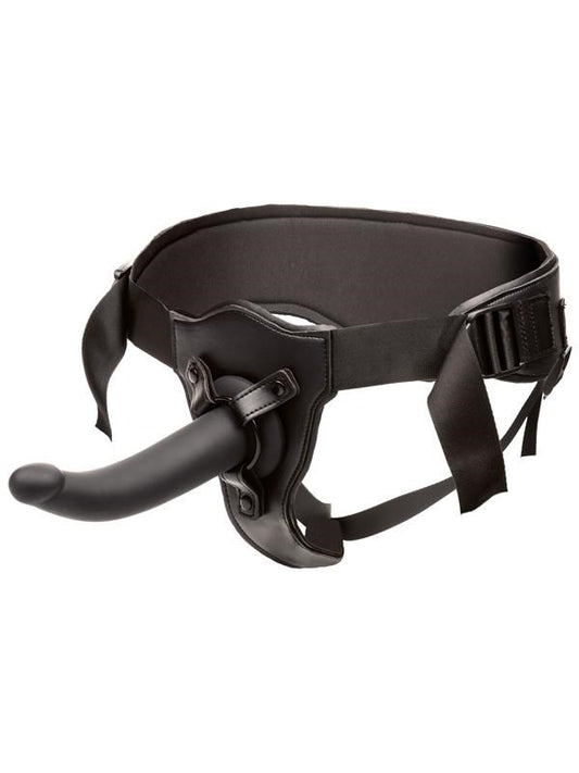 California Exotics Onyxxx Support Strap On With Silicone Probe