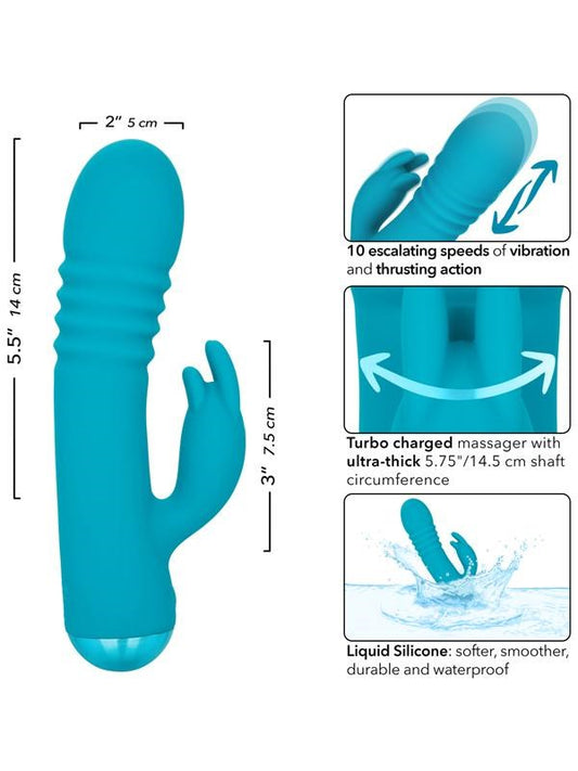 California Exotics Thicc Chubby Thrusting Tickler Rabbit Vibrator
