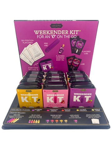 Kama Sutra Weekender Massage Oils & Vibrator Set - Sex Kits