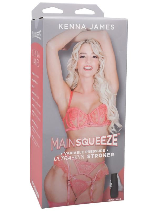 Main Squeeze Kenna James ULTRASKYN Realistic Pussy Stroker Vanilla - Masturbators and Strokers
