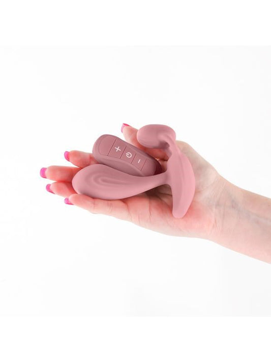 NS Novelties Secrets Echo Clitoris & G Spot Massager Dusty Rose