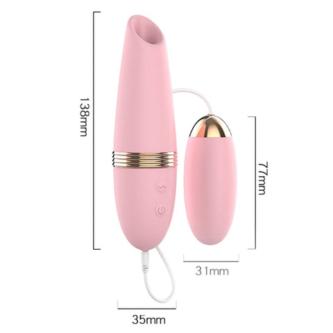 Lilo 6 Functions Magic Sucker Clitoris Vibrator by BDStyle - Clit Ticklers and Pulsators
