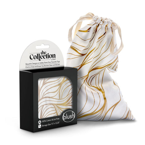 The Collection Embrace Cotton Toy Storage Bag Vibrator - Vibrator Accessories