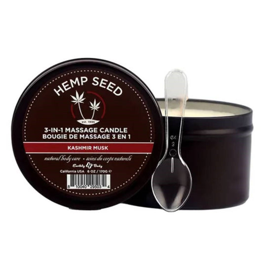 Earthly Body Hemp Seed 3-In-1 Adult Massage Candle 170 g