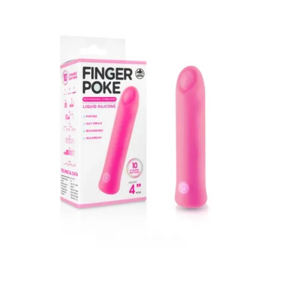 Excellent Power Finger Poke 10 cm USB Rechargeable Vibrating Bullet - Bullet Vibrators