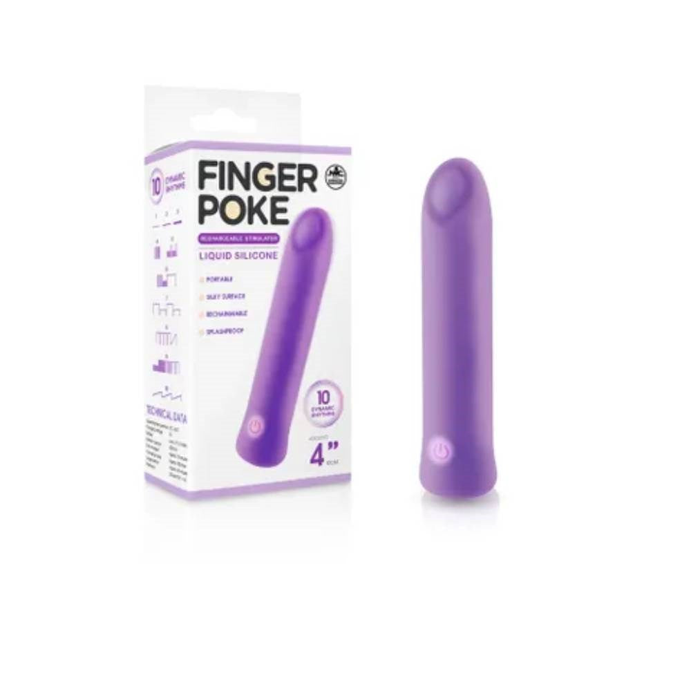Excellent Power Finger Poke 10 cm USB Rechargeable Vibrating Bullet - Bullet Vibrators