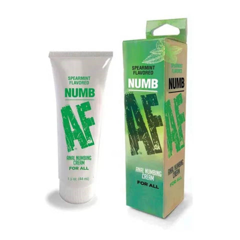 Numb AF Cherry Flavoured Anal Numbing Cream Tube - Anal Lubes
