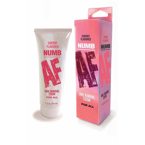Numb AF Cherry Flavoured Anal Numbing Cream Tube - Anal Lubes