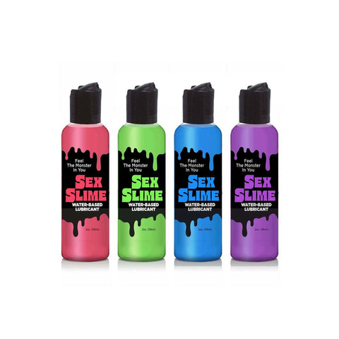 Sex Slime Water Based Lubricant Bottle Purple - Water Based Lubes