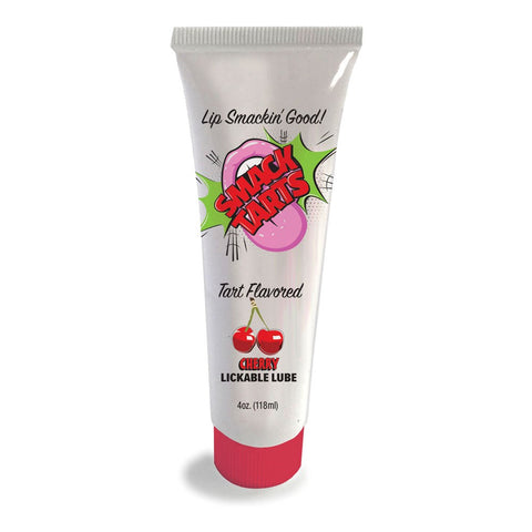 Smack Tarts Sour Cherry Flavoured Lubricant 120ml - Water Based Lubes