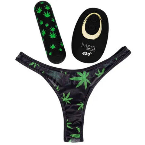 Maia DATE NIGHT 420 PANTY VIBE 420 Panty with Bullet - Remote Control Vibrators