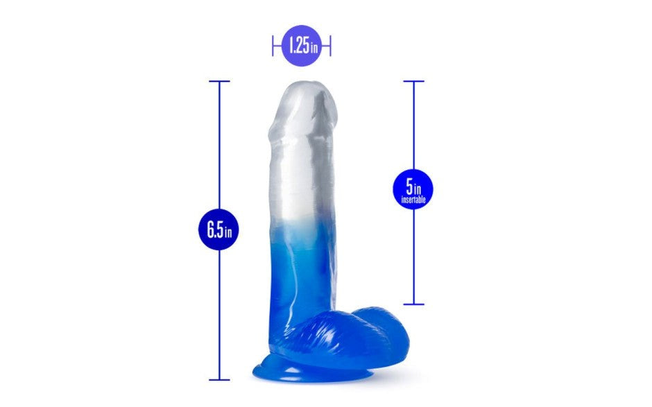 B Yours Morning Dew 6 Inch Realistic Dildo Stella Blue - Realistic Dildos