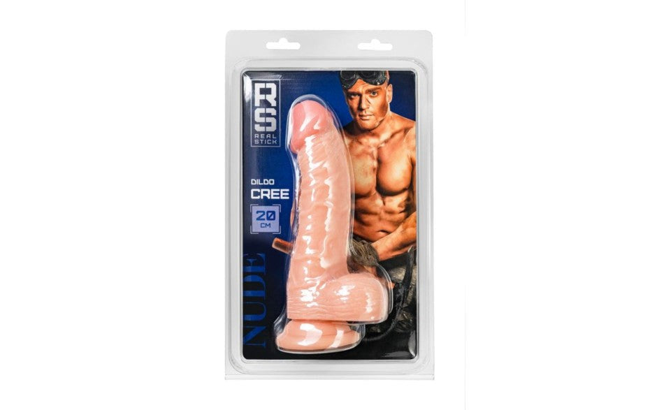Real Stick Nude Realistic Dildo With Balls Cree - Realistic Dildos