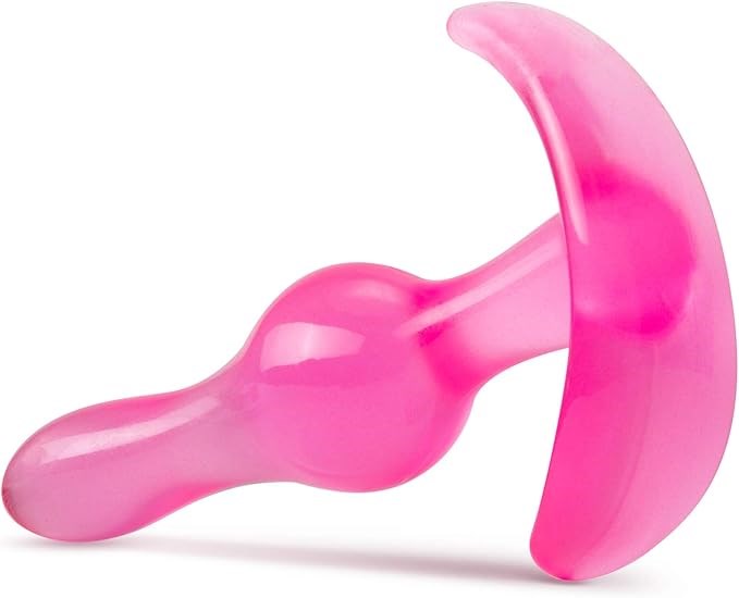 Blush Novelties B Yours Curvy Anal Plug 8.9cm Pink - Butt Plugs