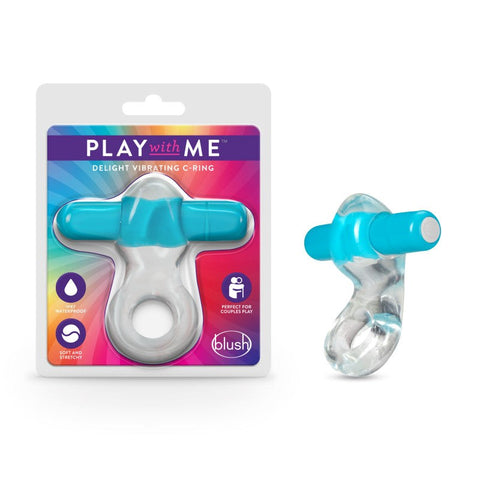 Play With Me Delight Vibrating C-Ring Vibrating Cock Ring - Vibrating Cock Rings